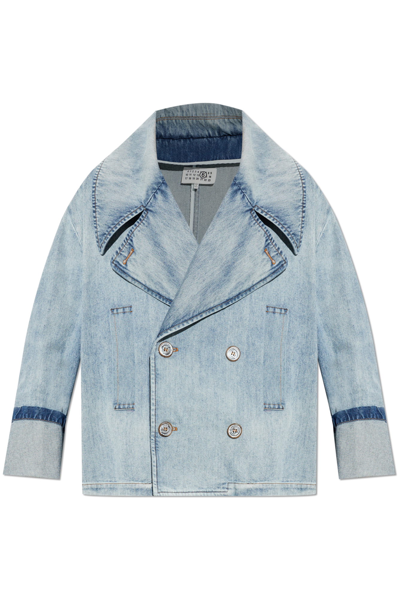 MM6 Maison Margiela Double-breasted denim jacket | Women's | Vitkac